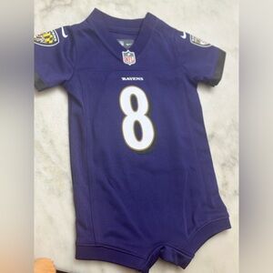 Nike Ravens Jersey One Piece-#8 Lamar Jackson